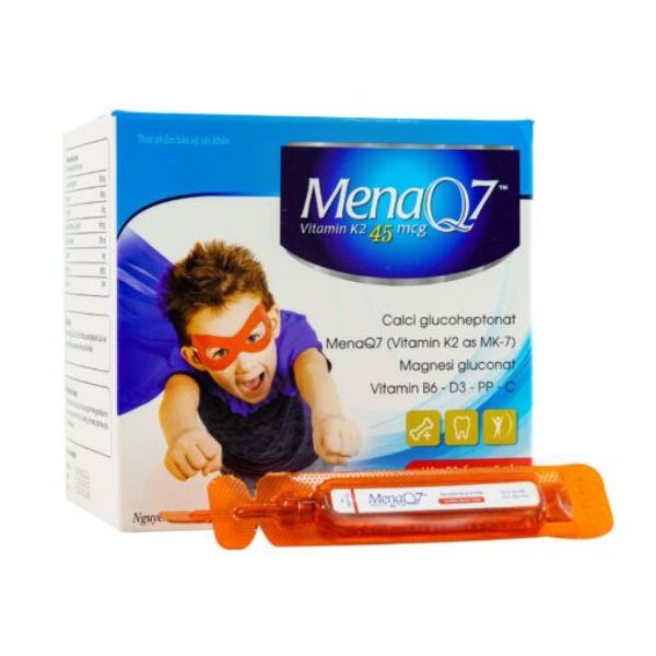 Midu MenaQ7 K2 45mcg - Bổ sung K2, Calci, D3 hỗ trợ tăng cường hấp thu Calci vào xương cho trẻ